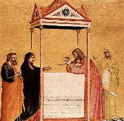 GIOTTO di Bondone Presentation in the Temple painting